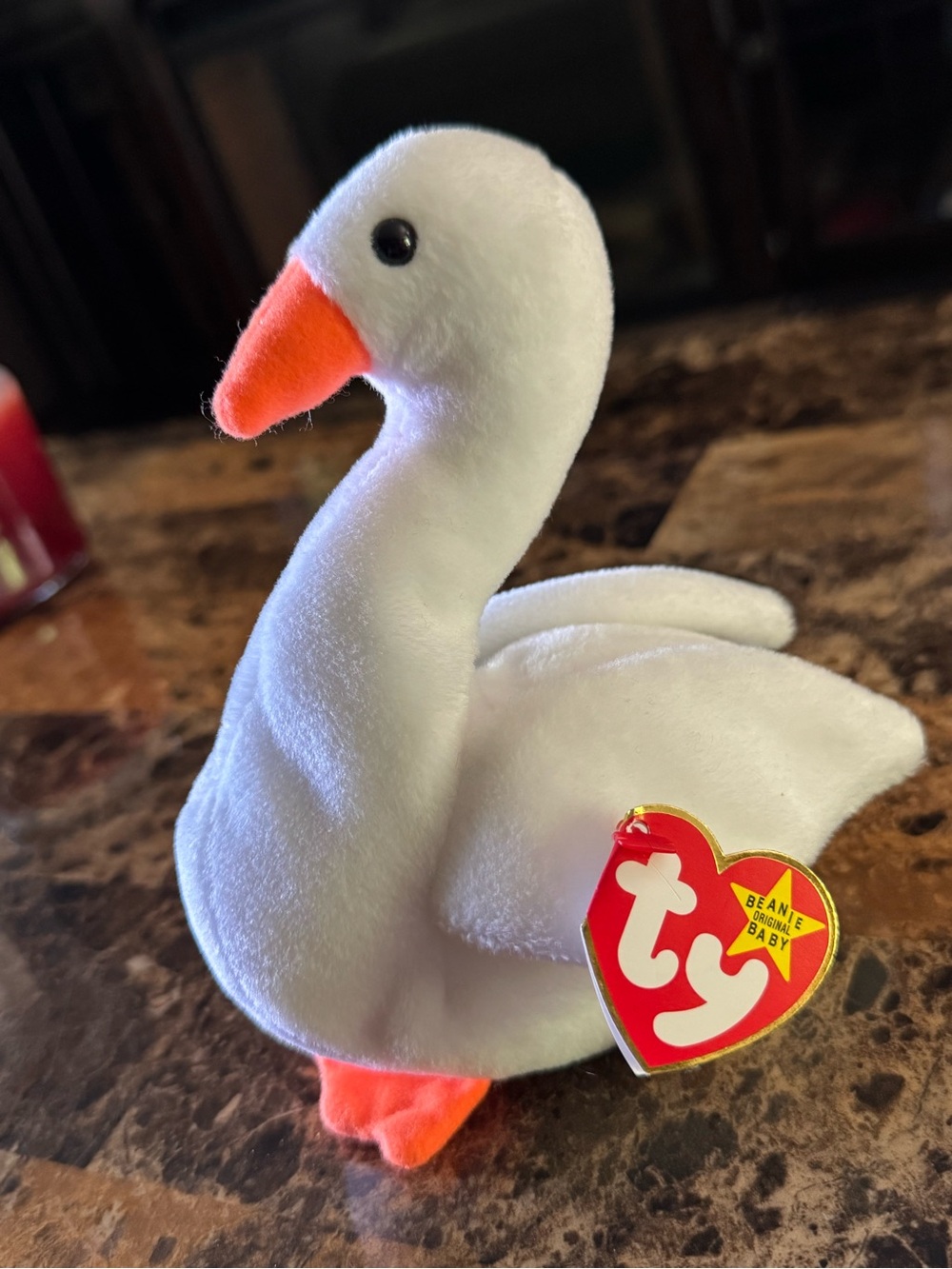 TY Gracie Style 4126 Beanie Baby Swan
